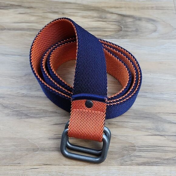 ?️Gap Orange & Blue Reversible Canvas Belt Large main image 4